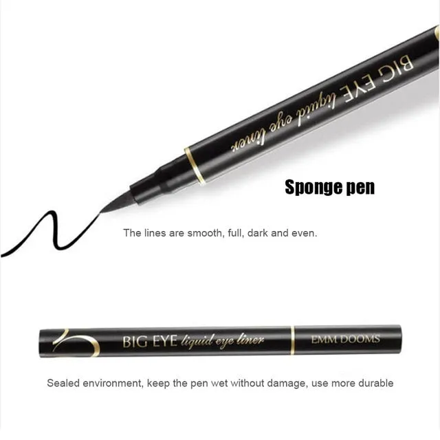 2020 women 1 Pcs Eyeliner Liquid Pen Waterproof Long Lasting Quick Drying Smooth Makeup Beauty matte eyeliner stamp eye pencil