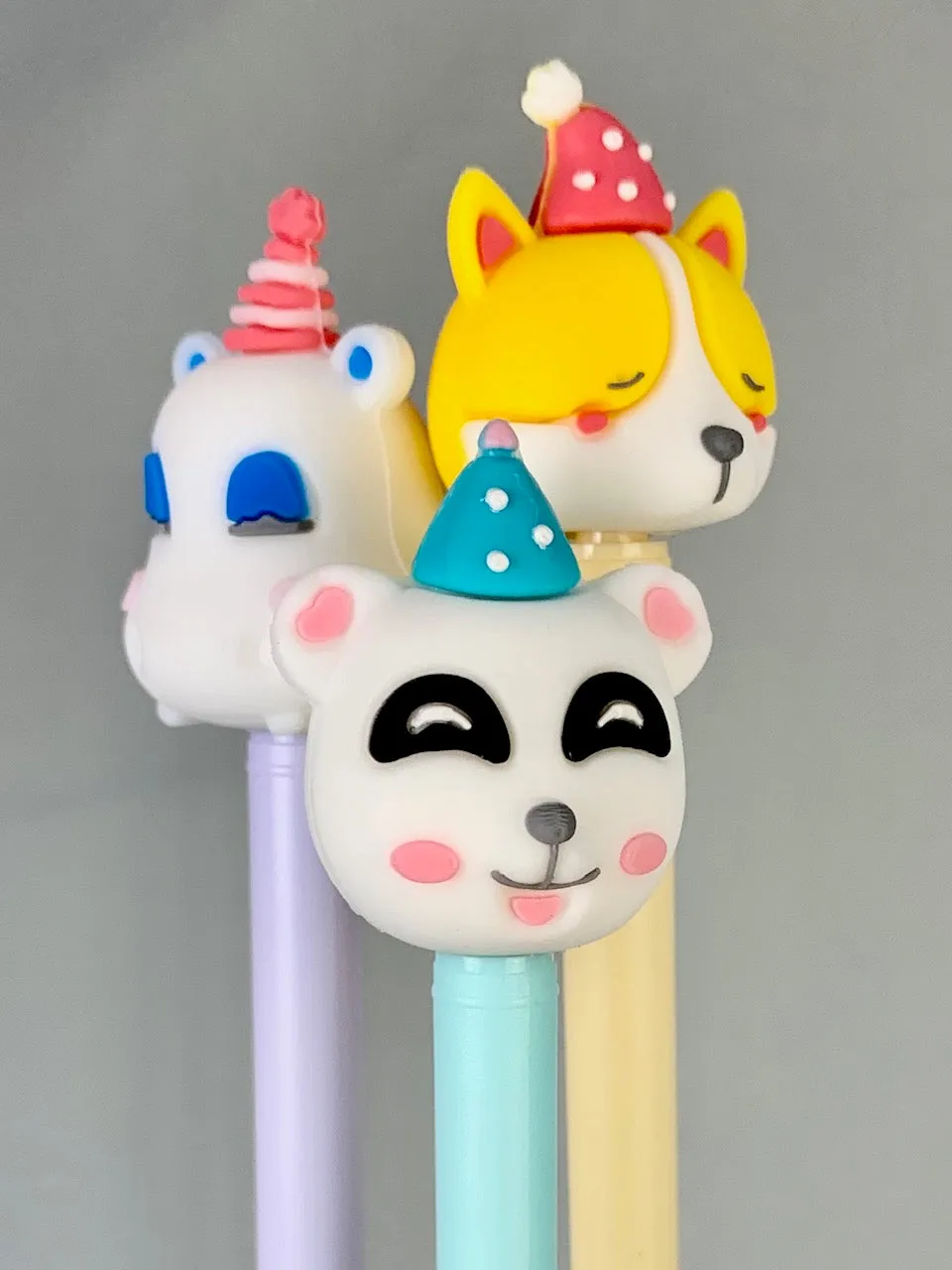 22336 SPINNING PARTY ANIMALS GEL PEN-36