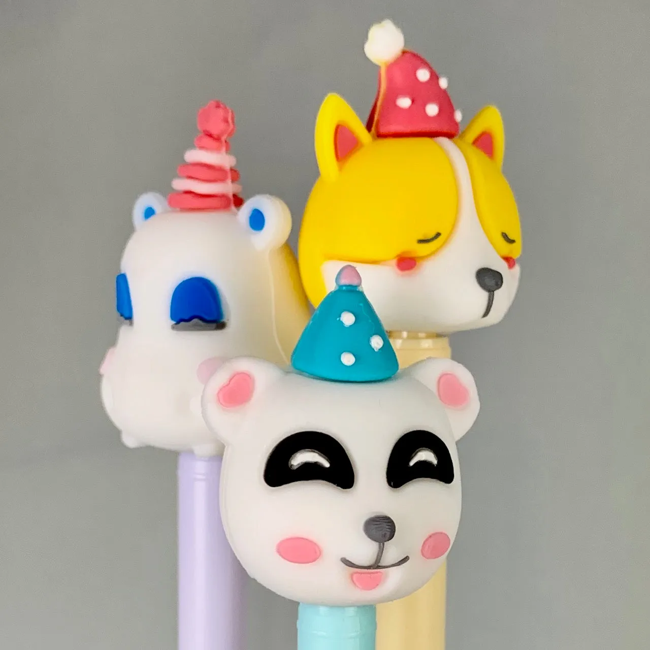 22336 SPINNING PARTY ANIMALS GEL PEN-36