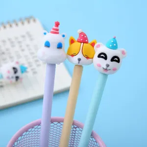 22336 SPINNING PARTY ANIMALS GEL PEN-36