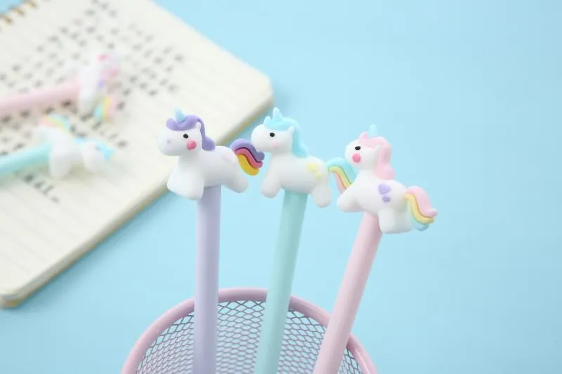 223432 UNICORN RAINBOW TAIL GEL PEN-25