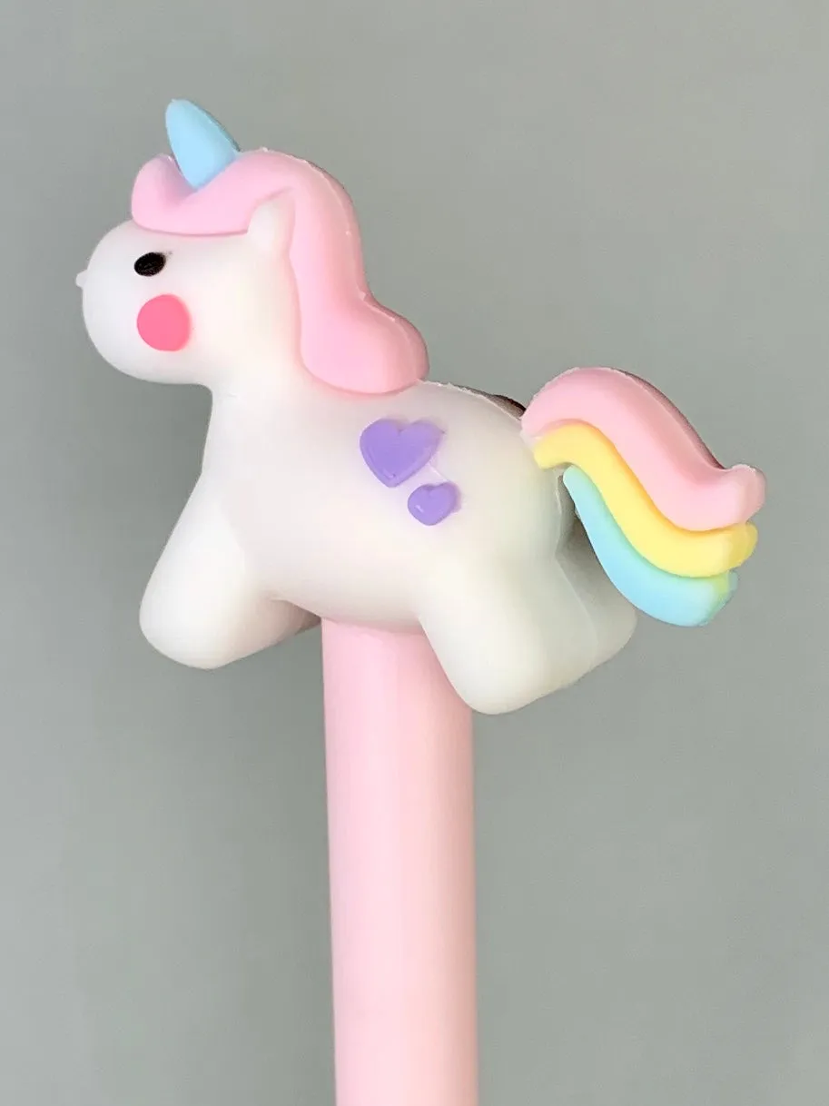 223432 UNICORN RAINBOW TAIL GEL PEN-25