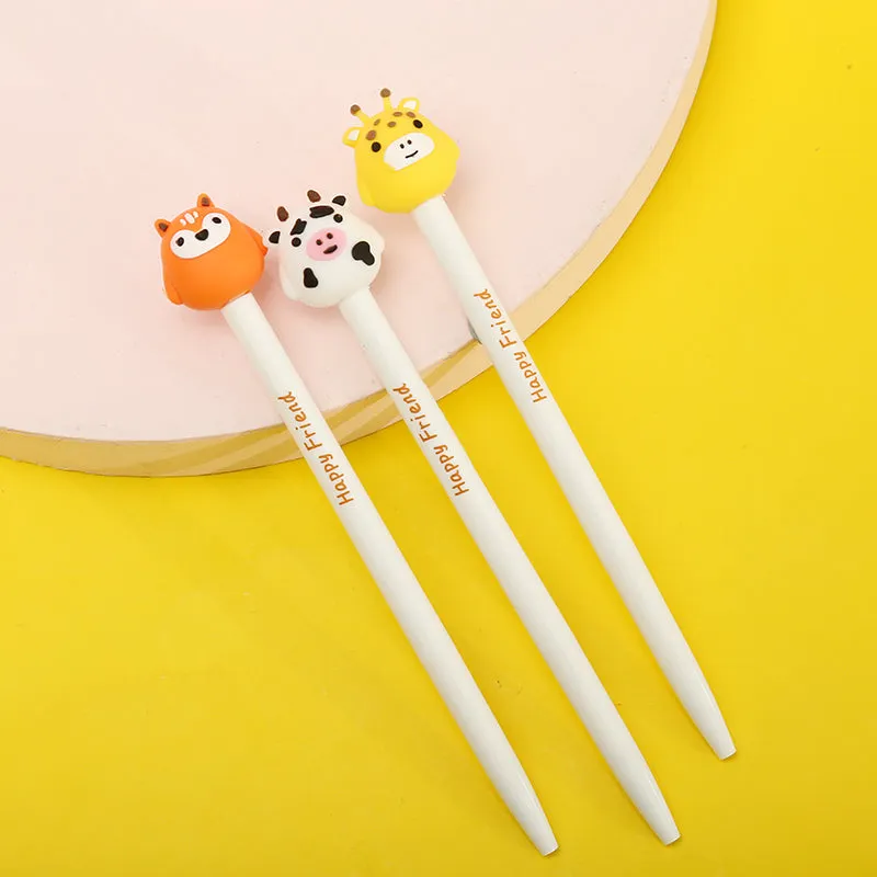 22399 HAPPY ANIMAL FRIENDS RETRACTABLE GEL PEN-36