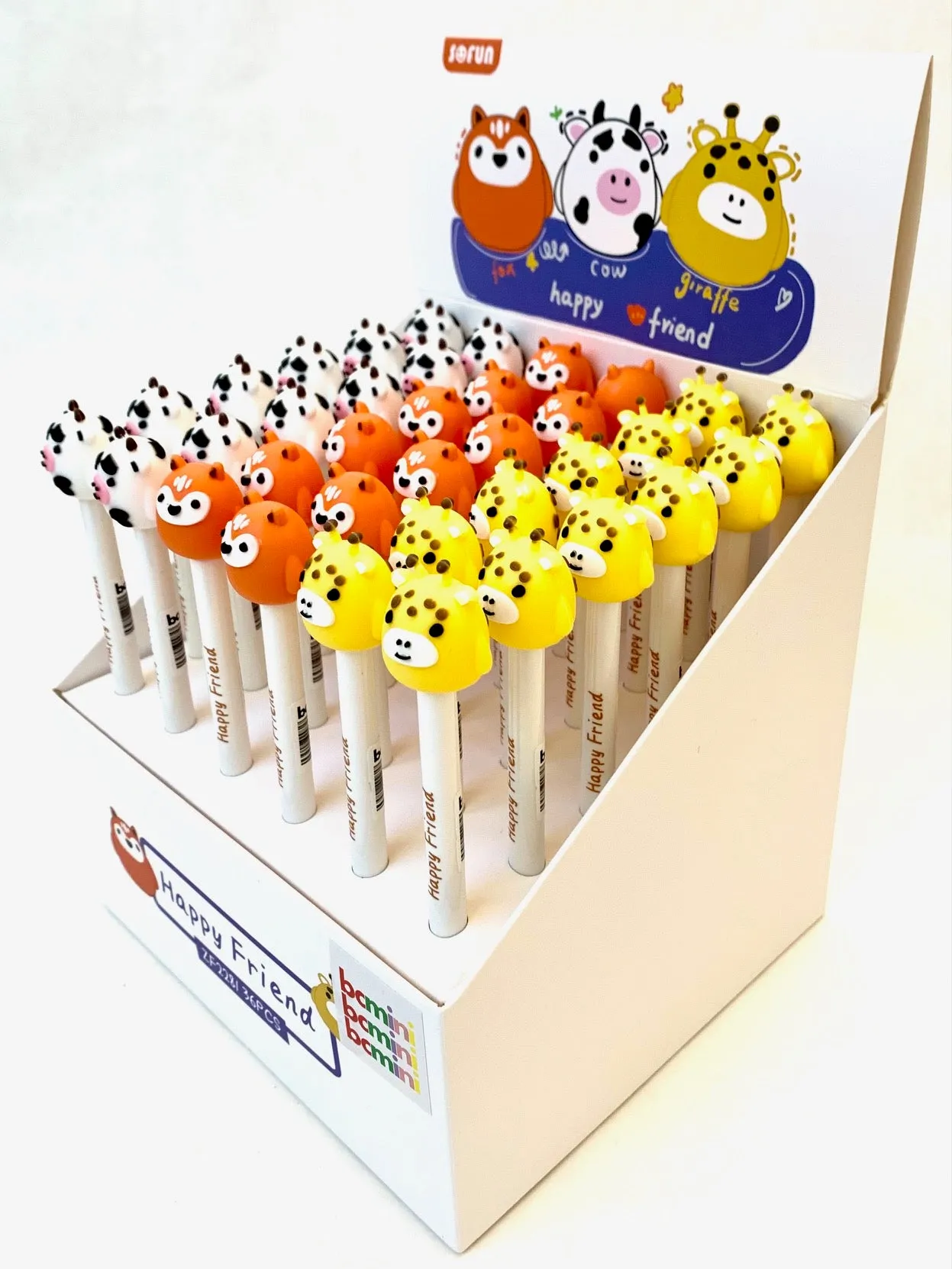 22399 HAPPY ANIMAL FRIENDS RETRACTABLE GEL PEN-36