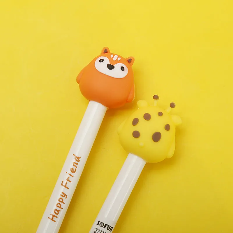 22399 HAPPY ANIMAL FRIENDS RETRACTABLE GEL PEN-36