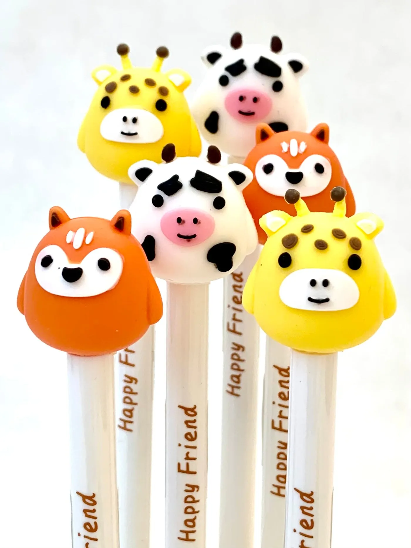 22399 HAPPY ANIMAL FRIENDS RETRACTABLE GEL PEN-36