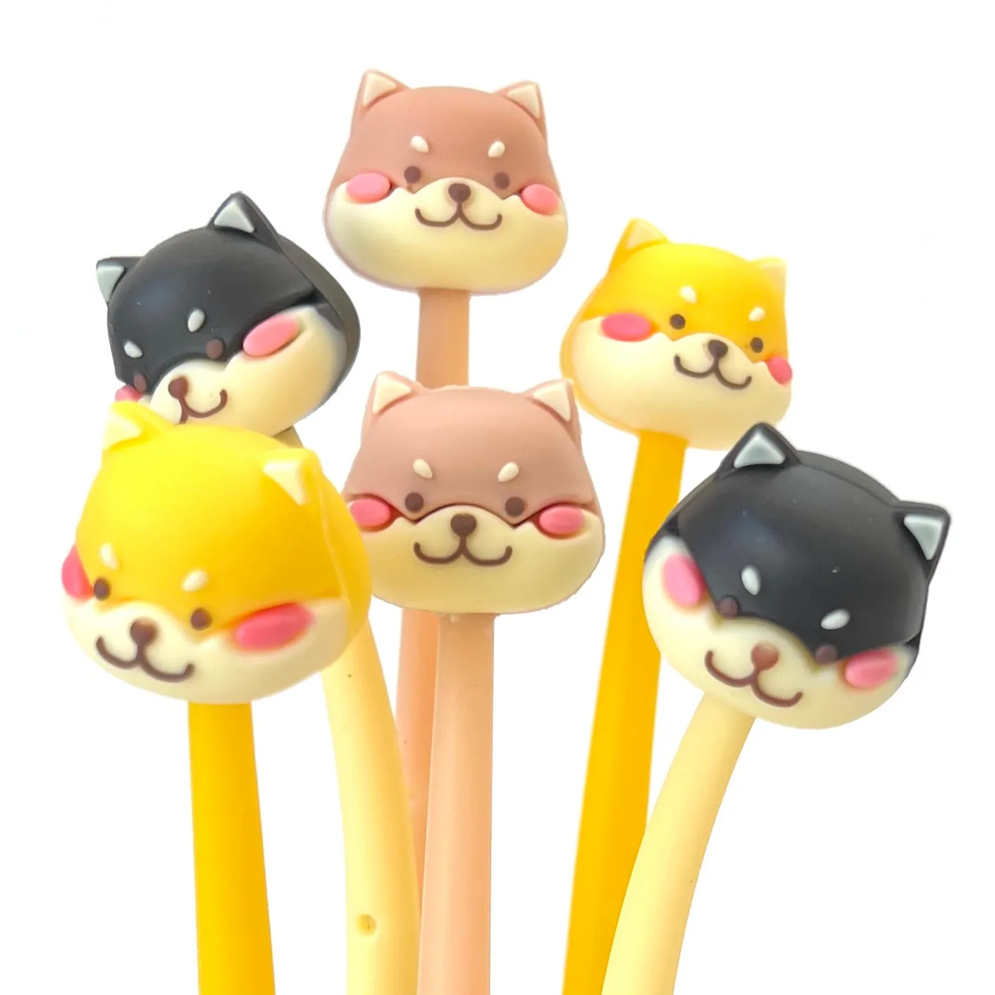 22445 SHIBA INU PUPPY WIGGLE GEL PEN-48