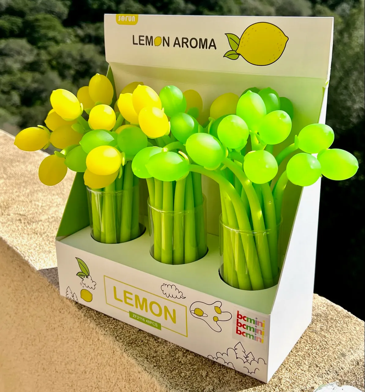 22465 LEMON WIGGLE GEL PEN-48