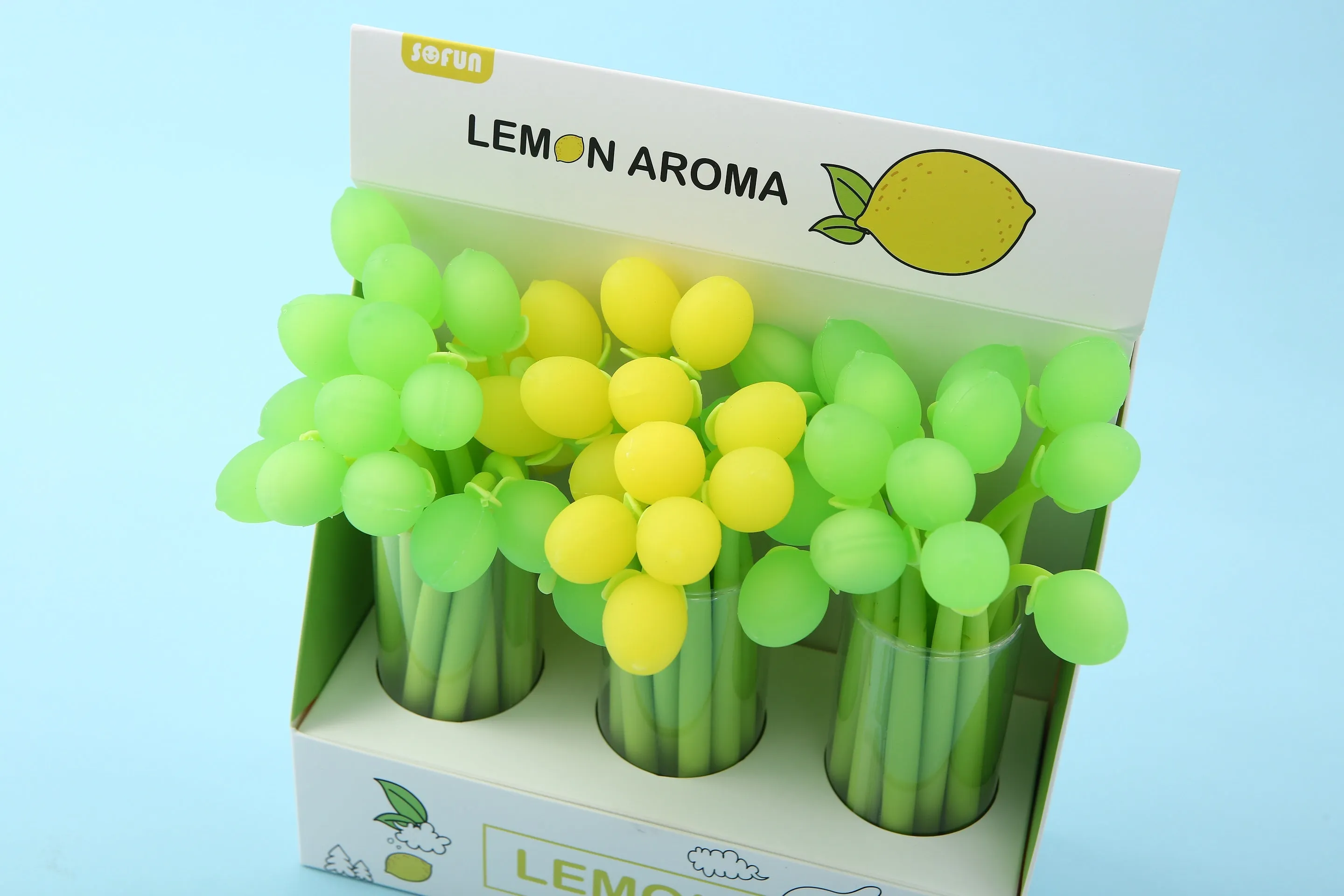 22465 LEMON WIGGLE GEL PEN-48