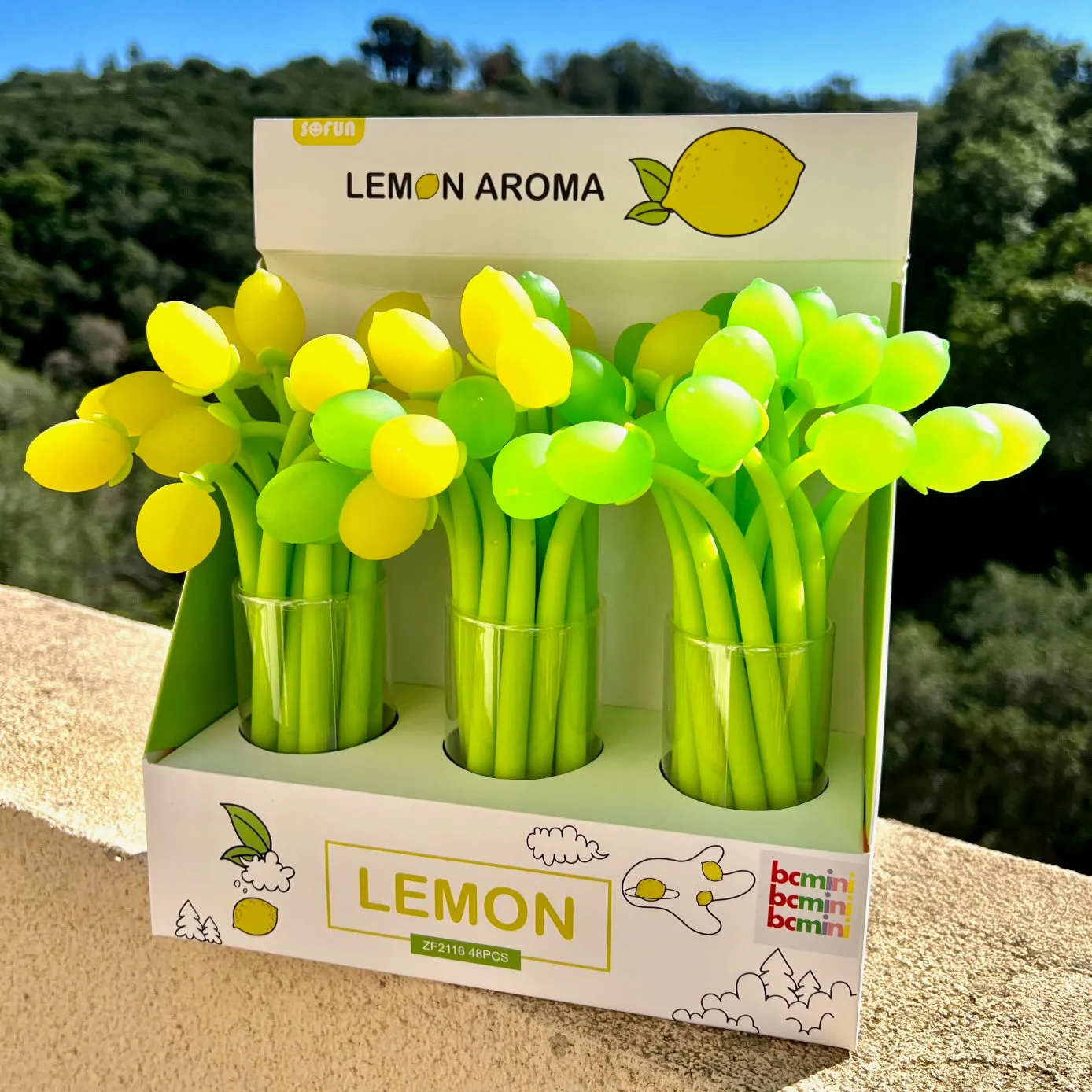 22465 LEMON WIGGLE GEL PEN-48