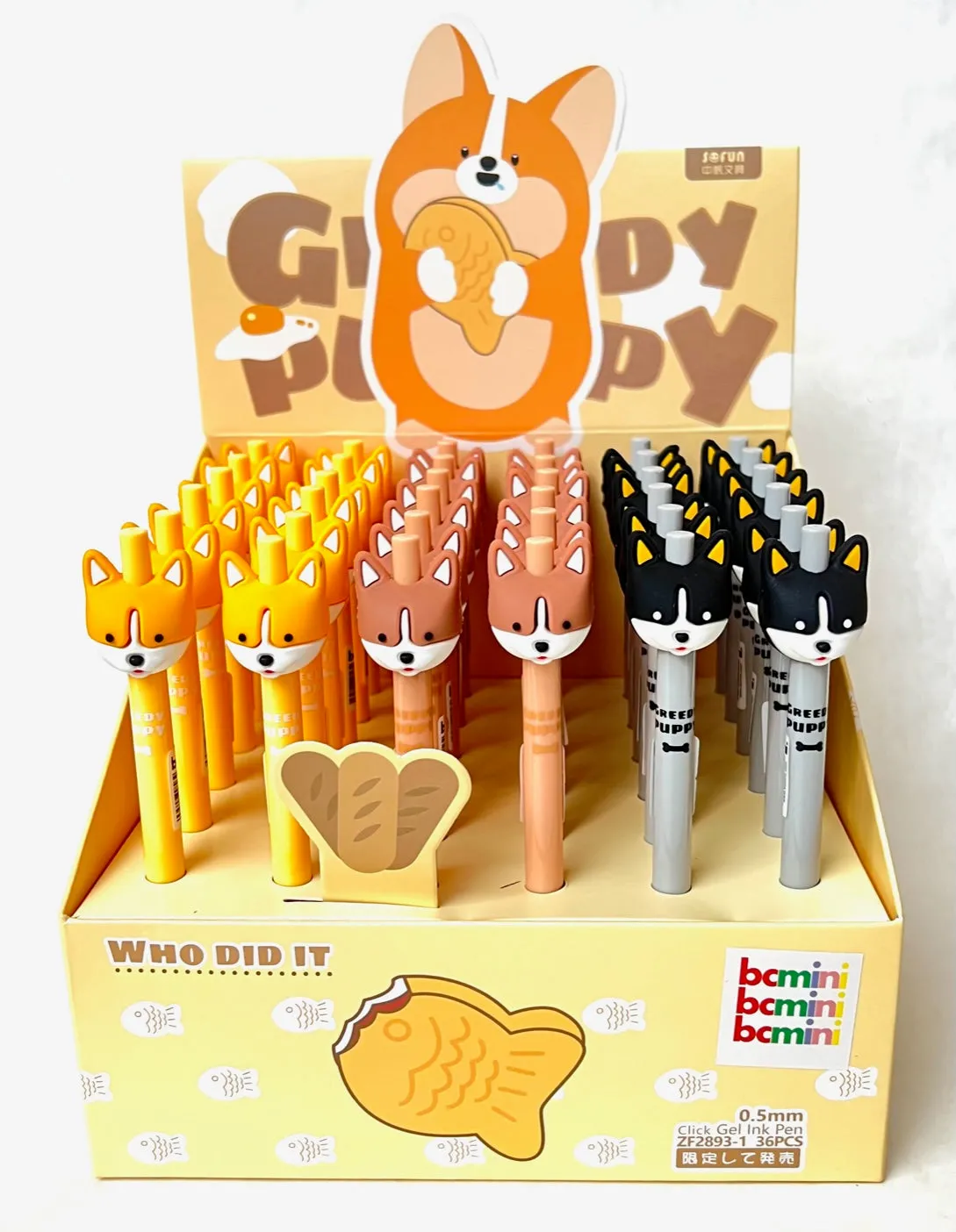 22479 CORGI RETRACTABLE GEL PEN-36