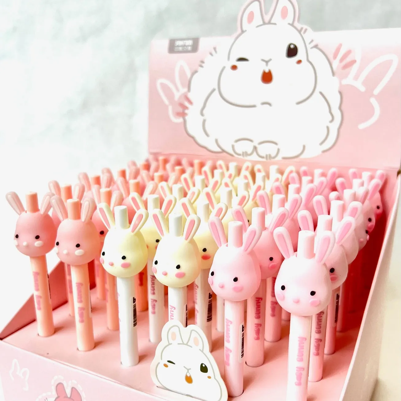 22483 BUNNY RABBIT RETRACTABLE GEL PEN-36