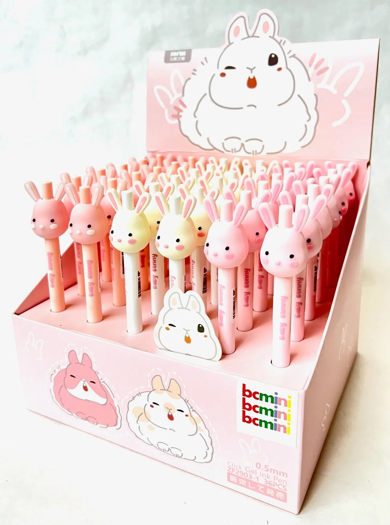 22483 BUNNY RABBIT RETRACTABLE GEL PEN-36