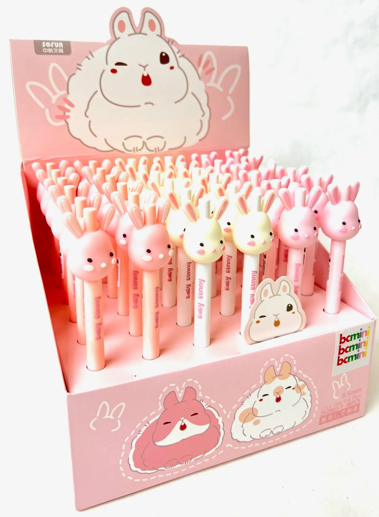 22483 BUNNY RABBIT RETRACTABLE GEL PEN-36