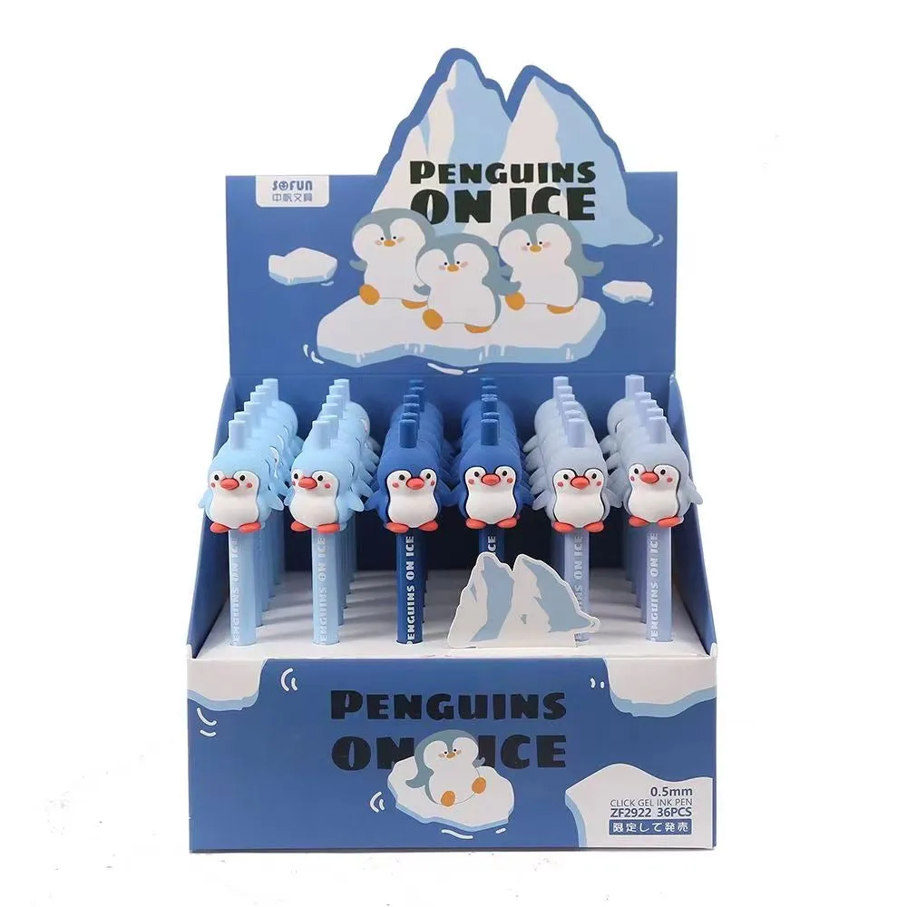 22485 PENGUIN RETRACTABLE GEL PEN-36