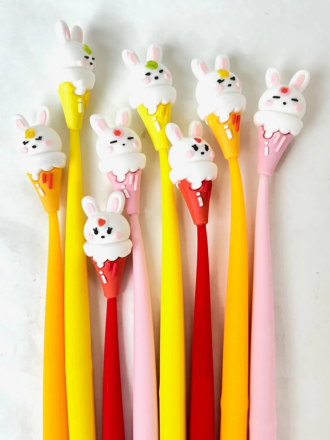 224872 RABBIT ICE CREAM WIGGLE GEL PEN-42