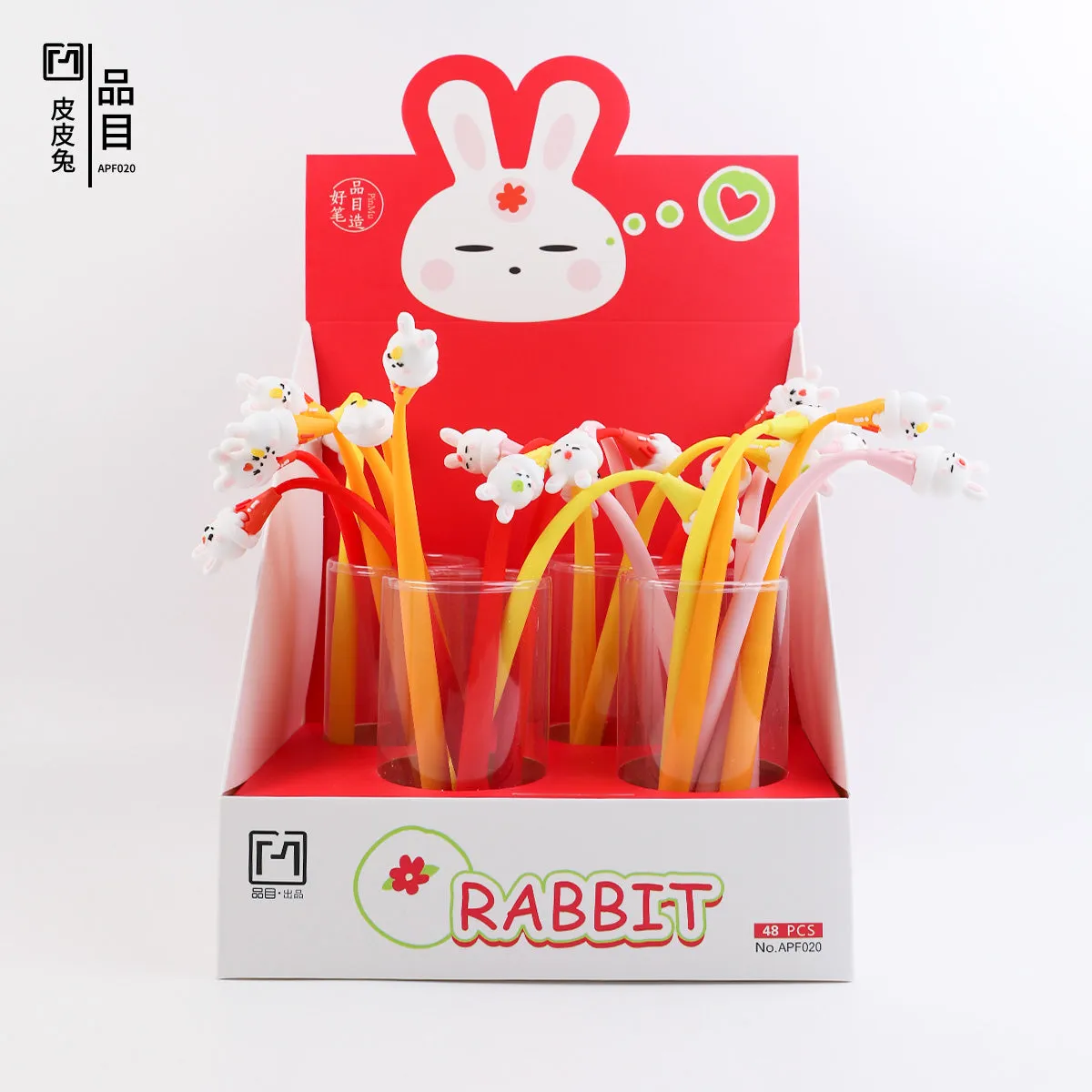 224872 RABBIT ICE CREAM WIGGLE GEL PEN-42