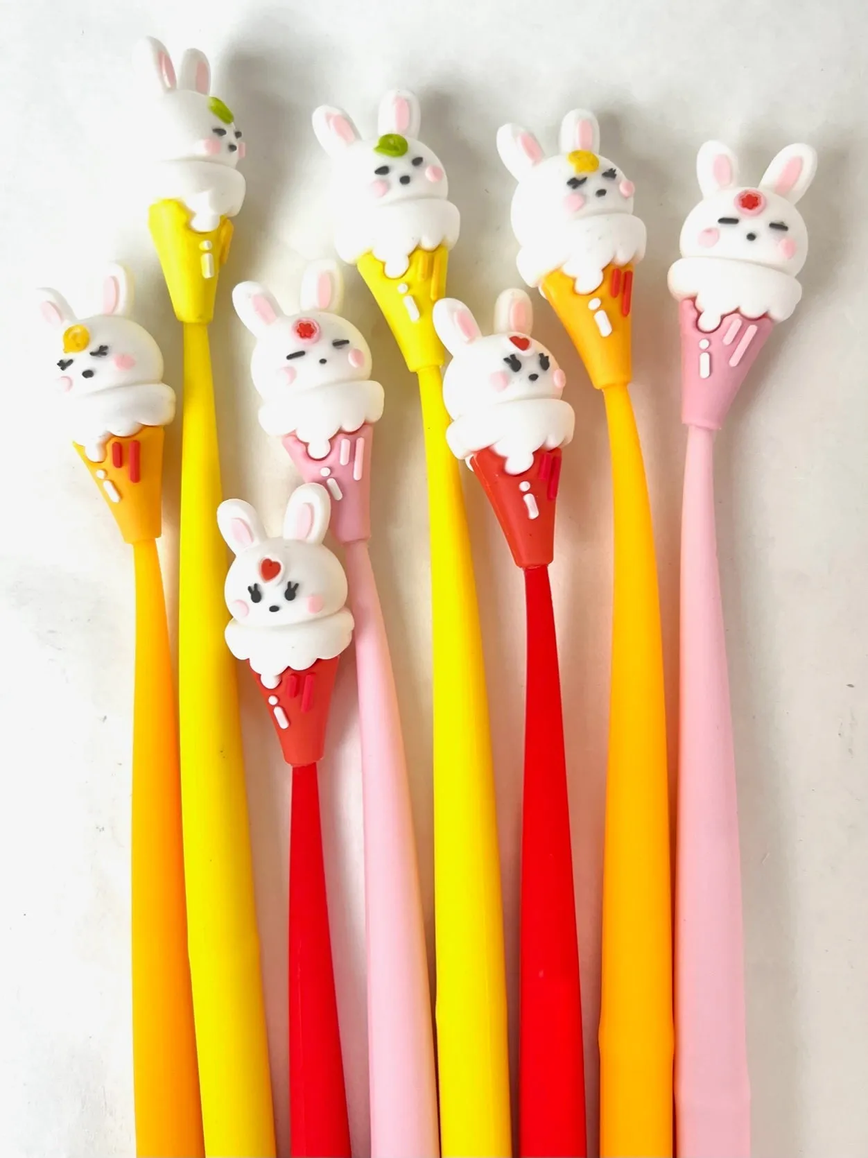 224872 RABBIT ICE CREAM WIGGLE GEL PEN-42