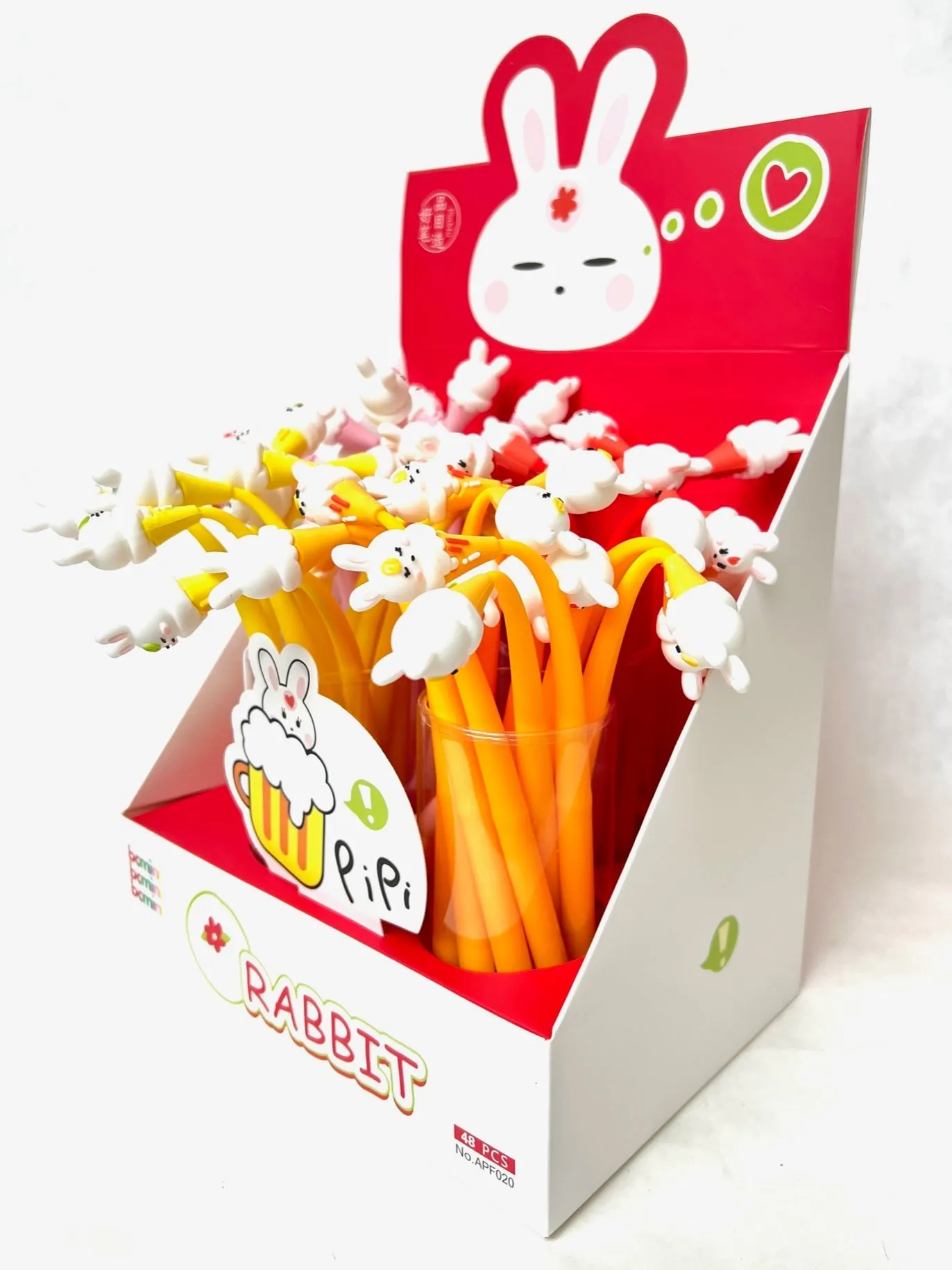 224872 RABBIT ICE CREAM WIGGLE GEL PEN-42