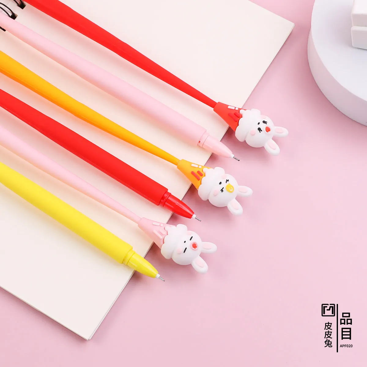 224872 RABBIT ICE CREAM WIGGLE GEL PEN-42