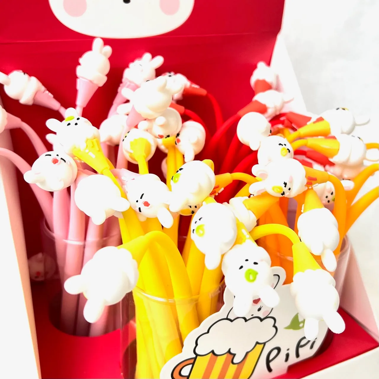 224872 RABBIT ICE CREAM WIGGLE GEL PEN-42