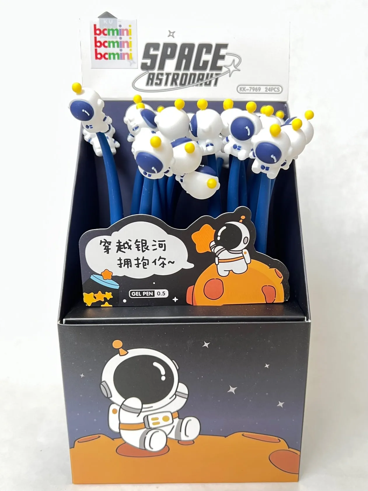 22491 ASTRONAUT WIGGLE GEL PEN-24