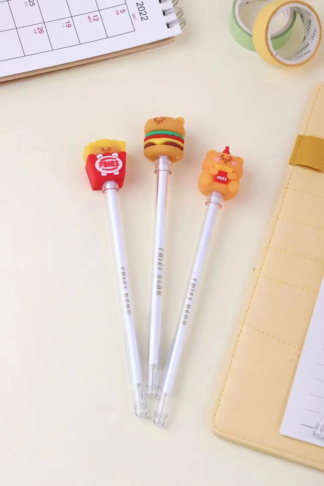 22511 BEAR FAST FOOD GEL PEN-48