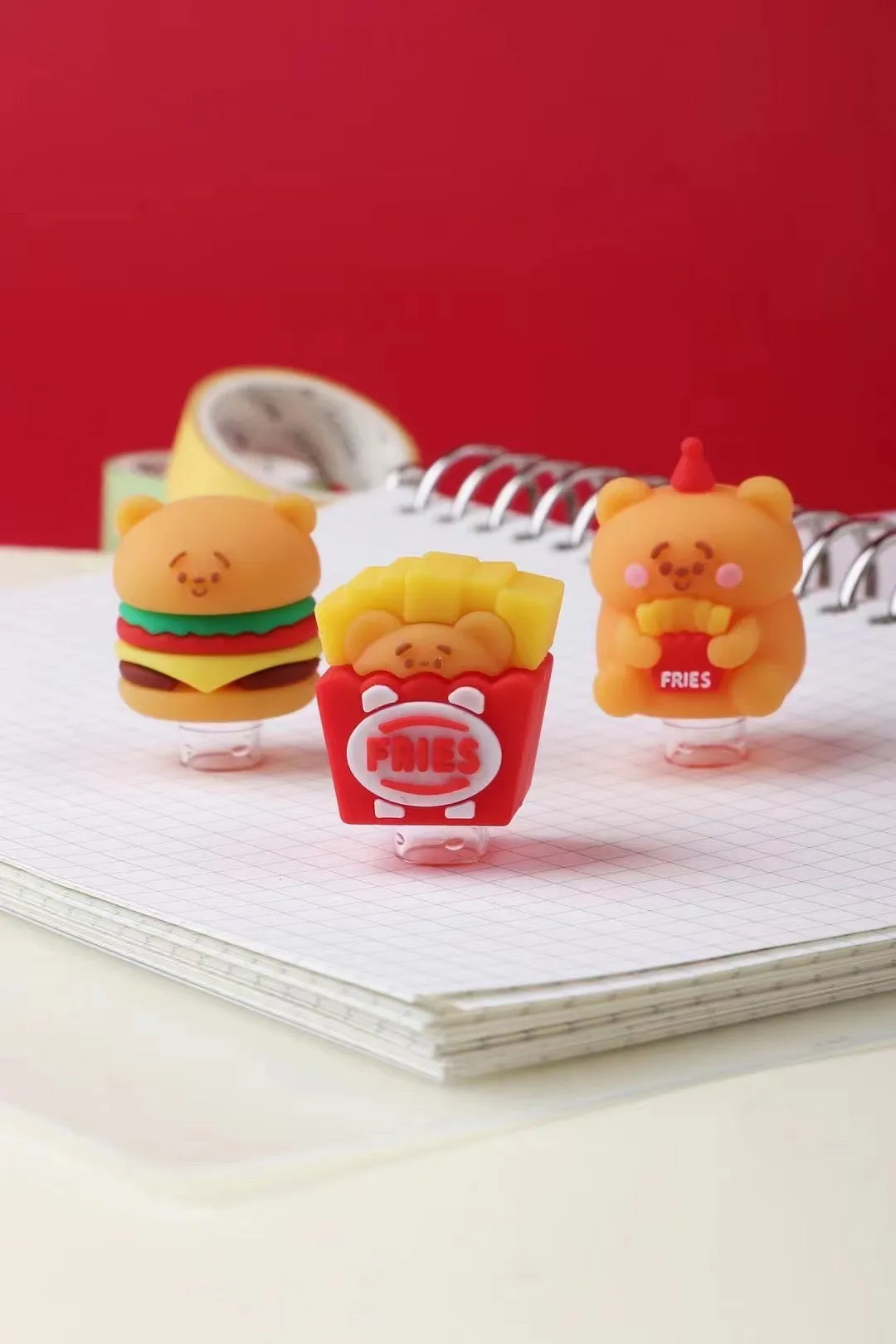 22511 BEAR FAST FOOD GEL PEN-48