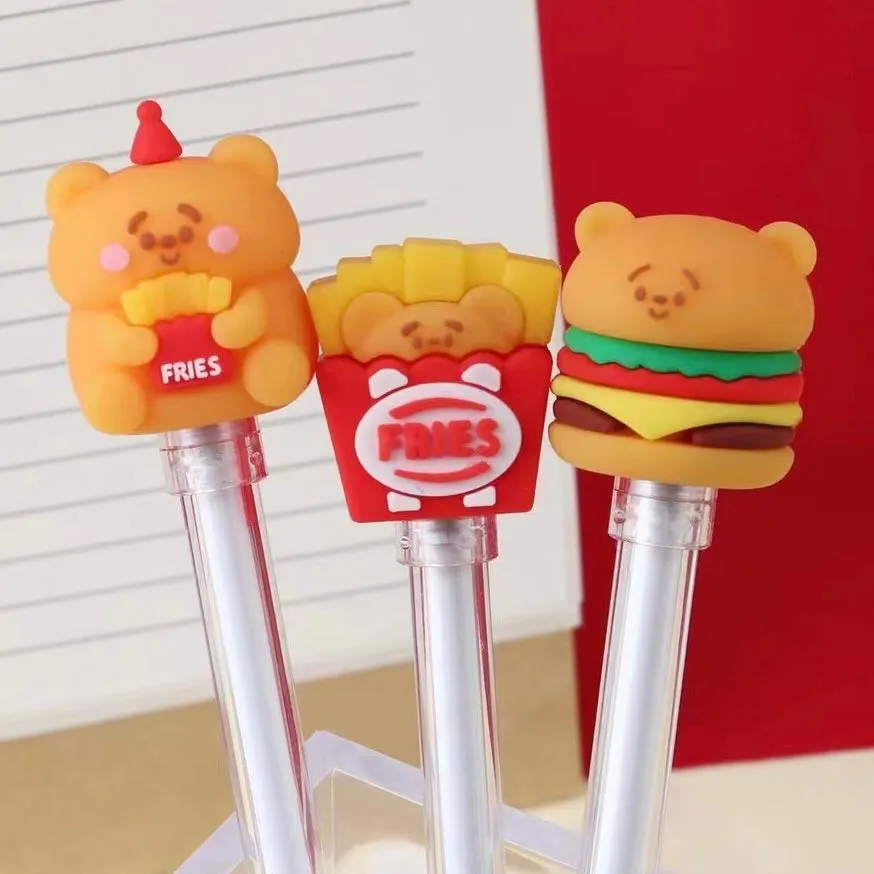 22511 BEAR FAST FOOD GEL PEN-48