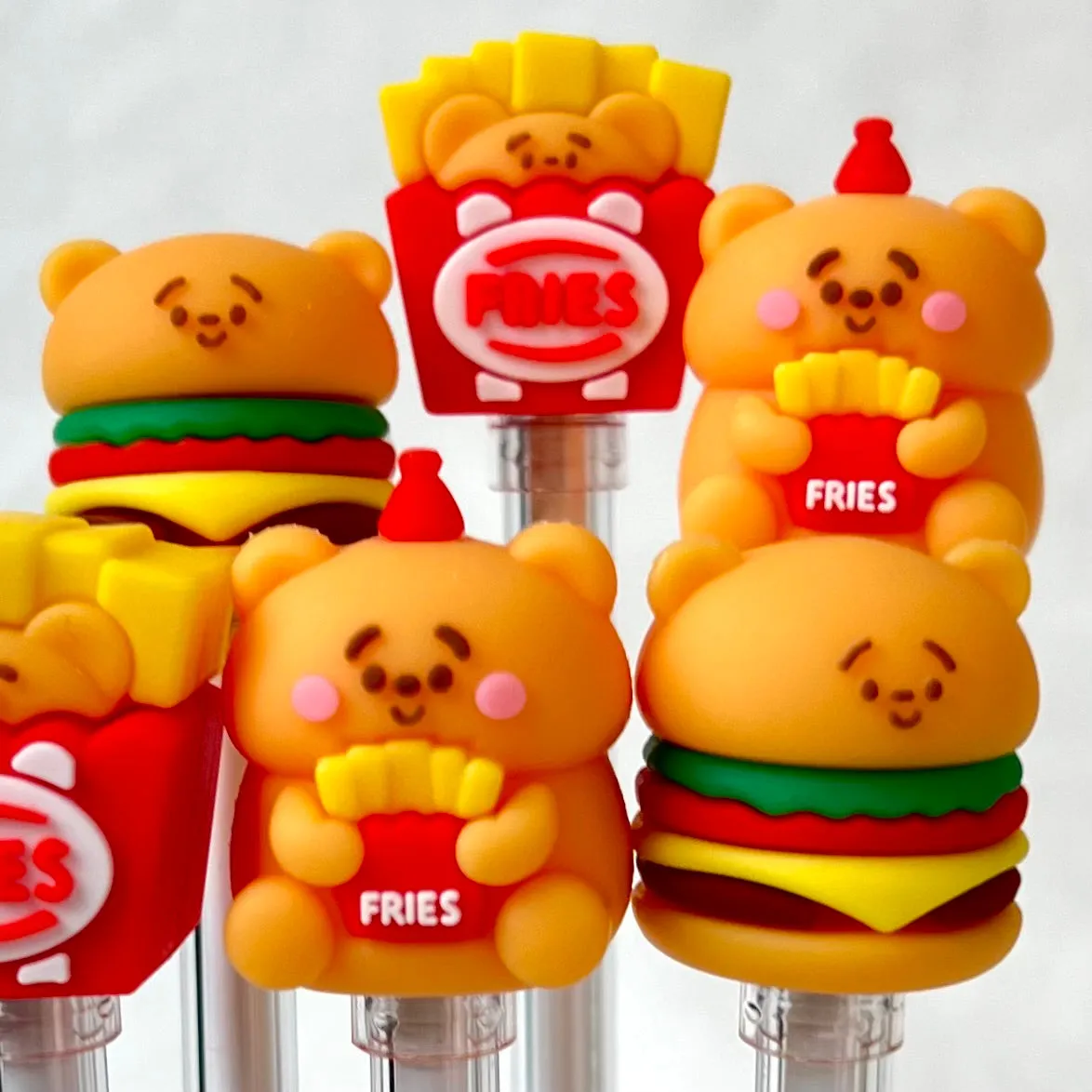 22511 BEAR FAST FOOD GEL PEN-48