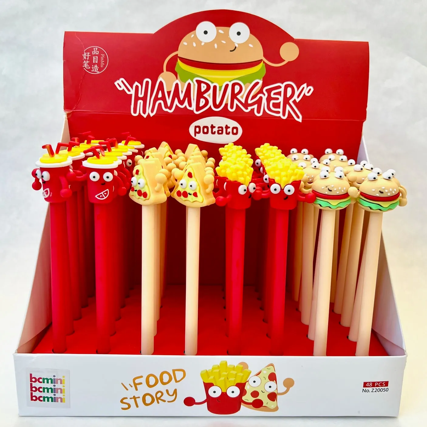 22547 HAMBURGER GEL PEN-48