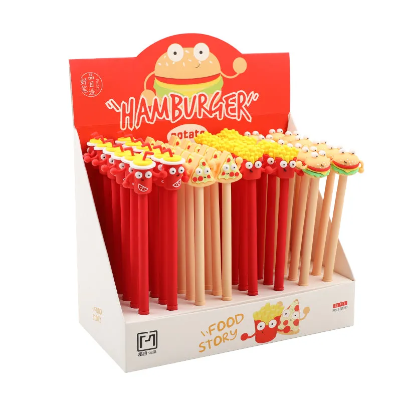 22547 HAMBURGER GEL PEN-48