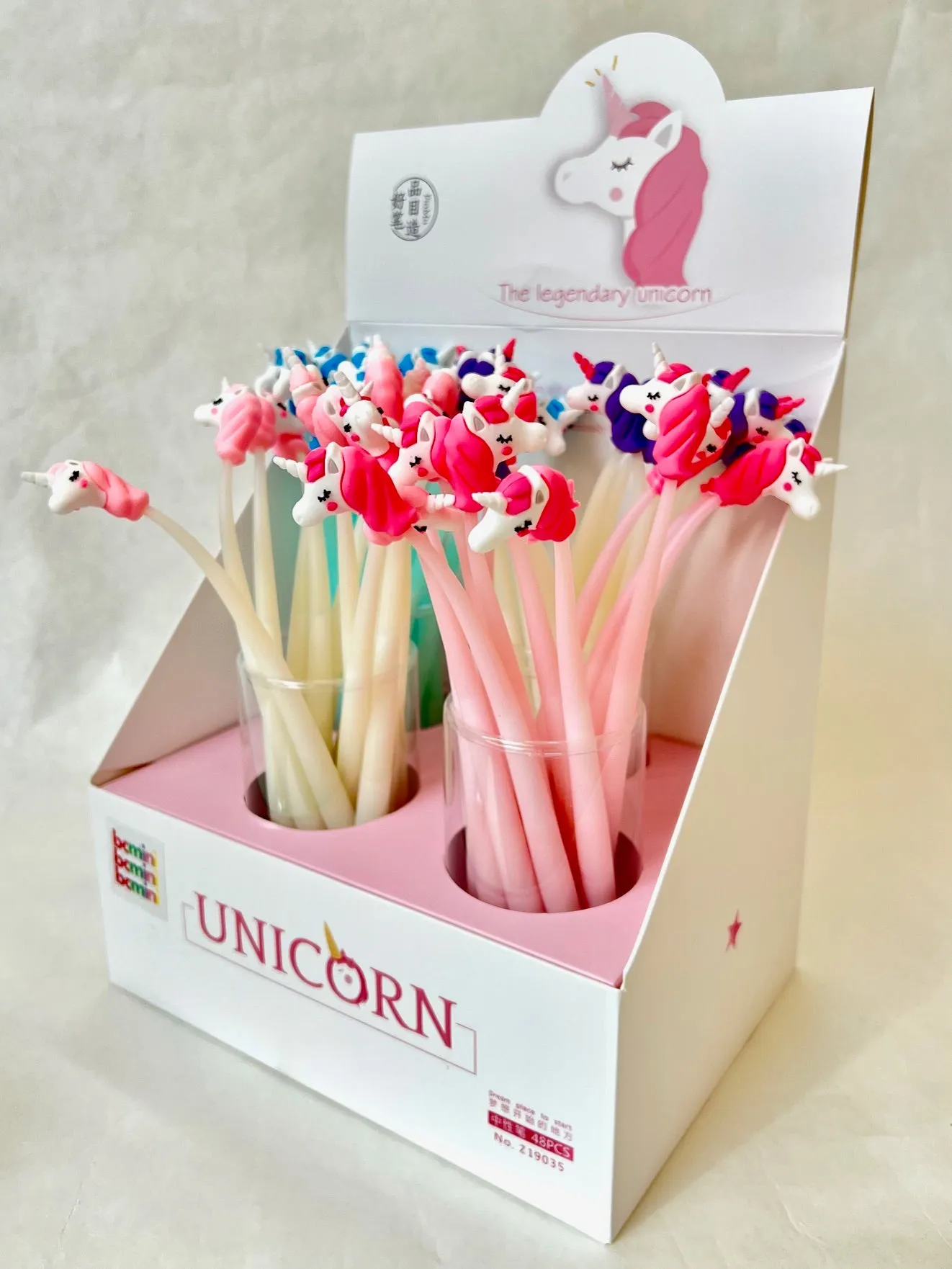 22555 UNICORN WIGGLE GEL PEN-48