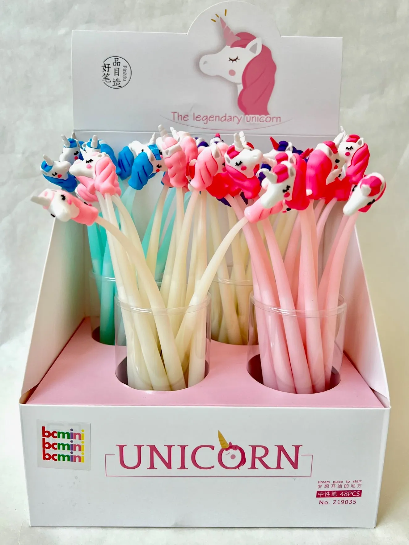 22555 UNICORN WIGGLE GEL PEN-48