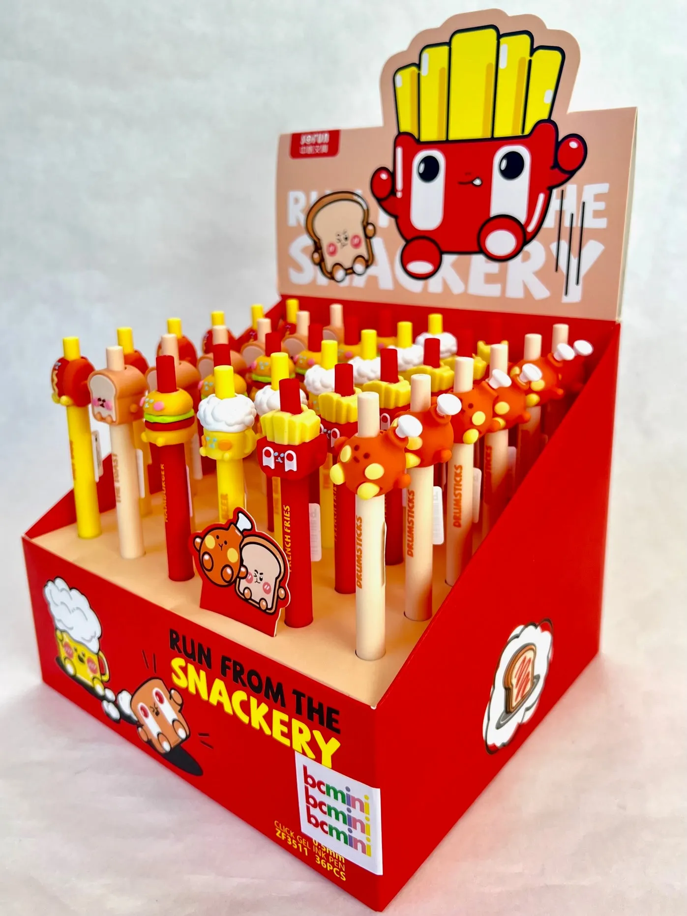 225592 FAST FOOD SNACK RETRACTABLE GEL PEN-19