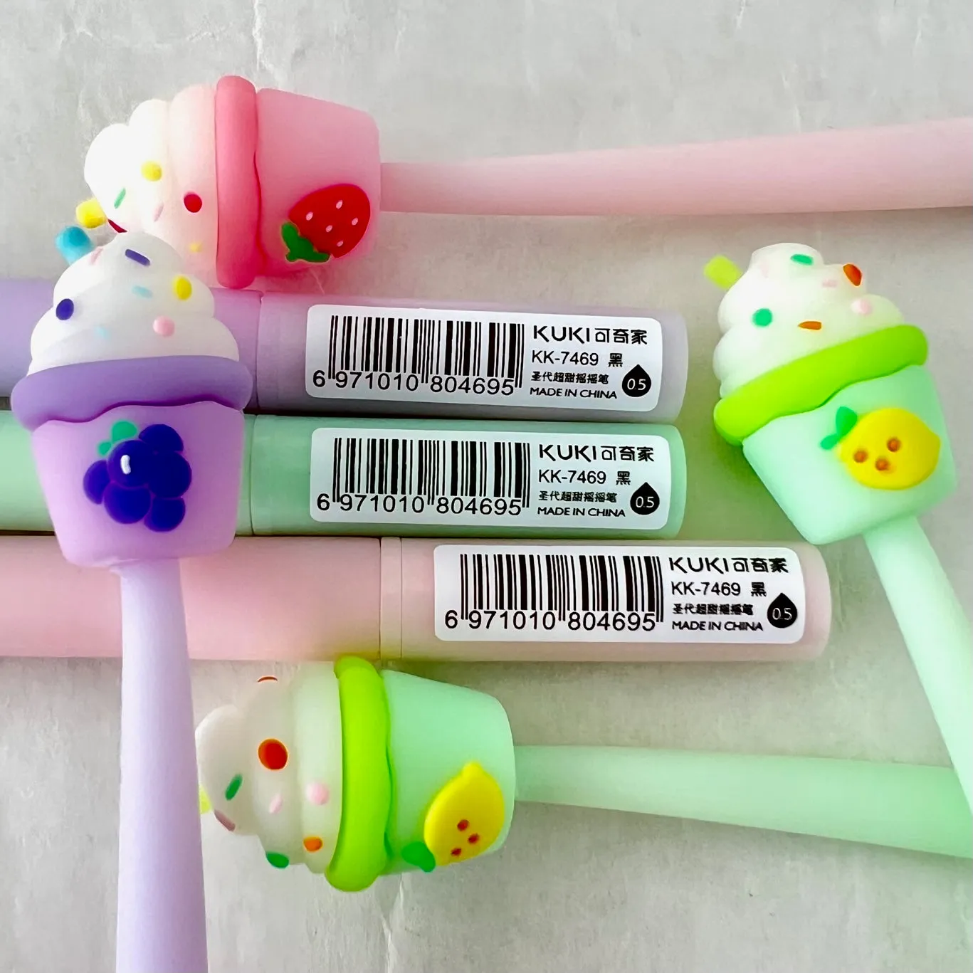 22566 ICE CREAM WIGGLE GEL PEN-24