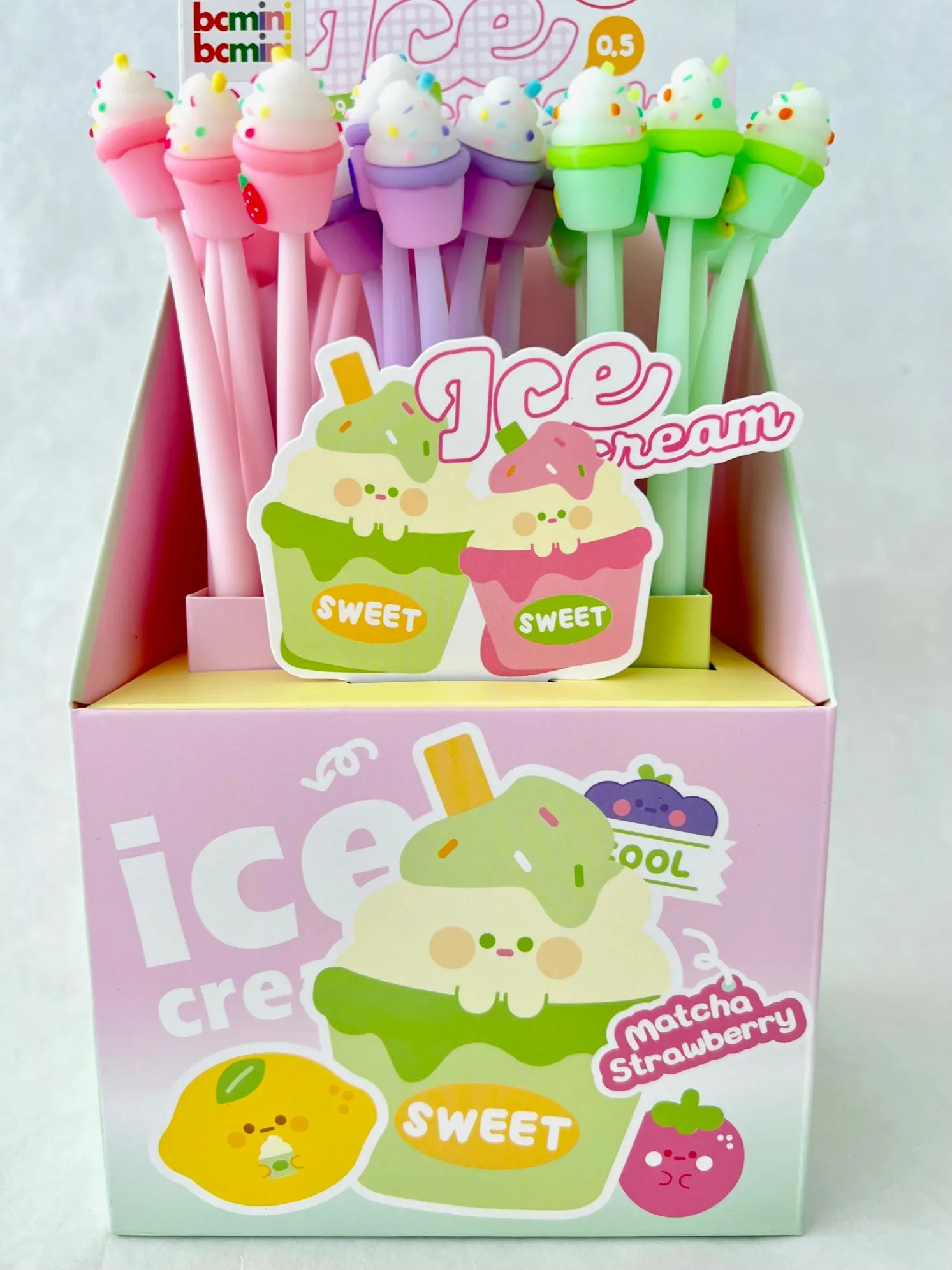 22566 ICE CREAM WIGGLE GEL PEN-24