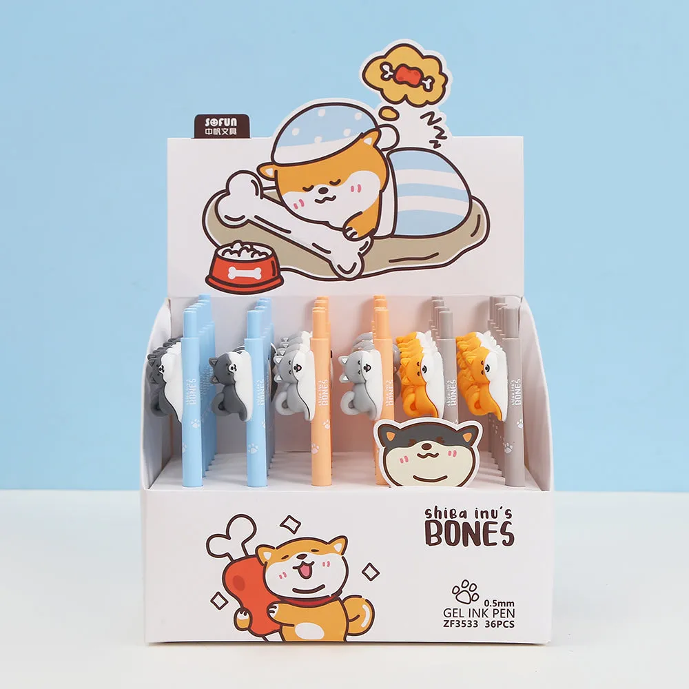 22581 SHIBA INU GEL PEN-36