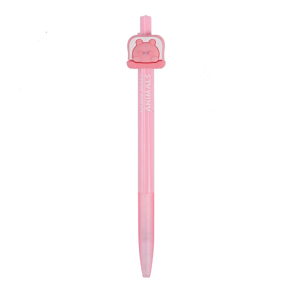 226052 HAPPY TOAST ANIIMALS RETRACTABLE GEL PEN-29