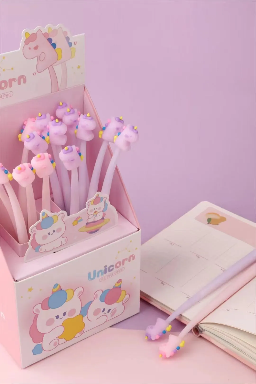 22610 UNICORN WIGGLE GEL PEN-24