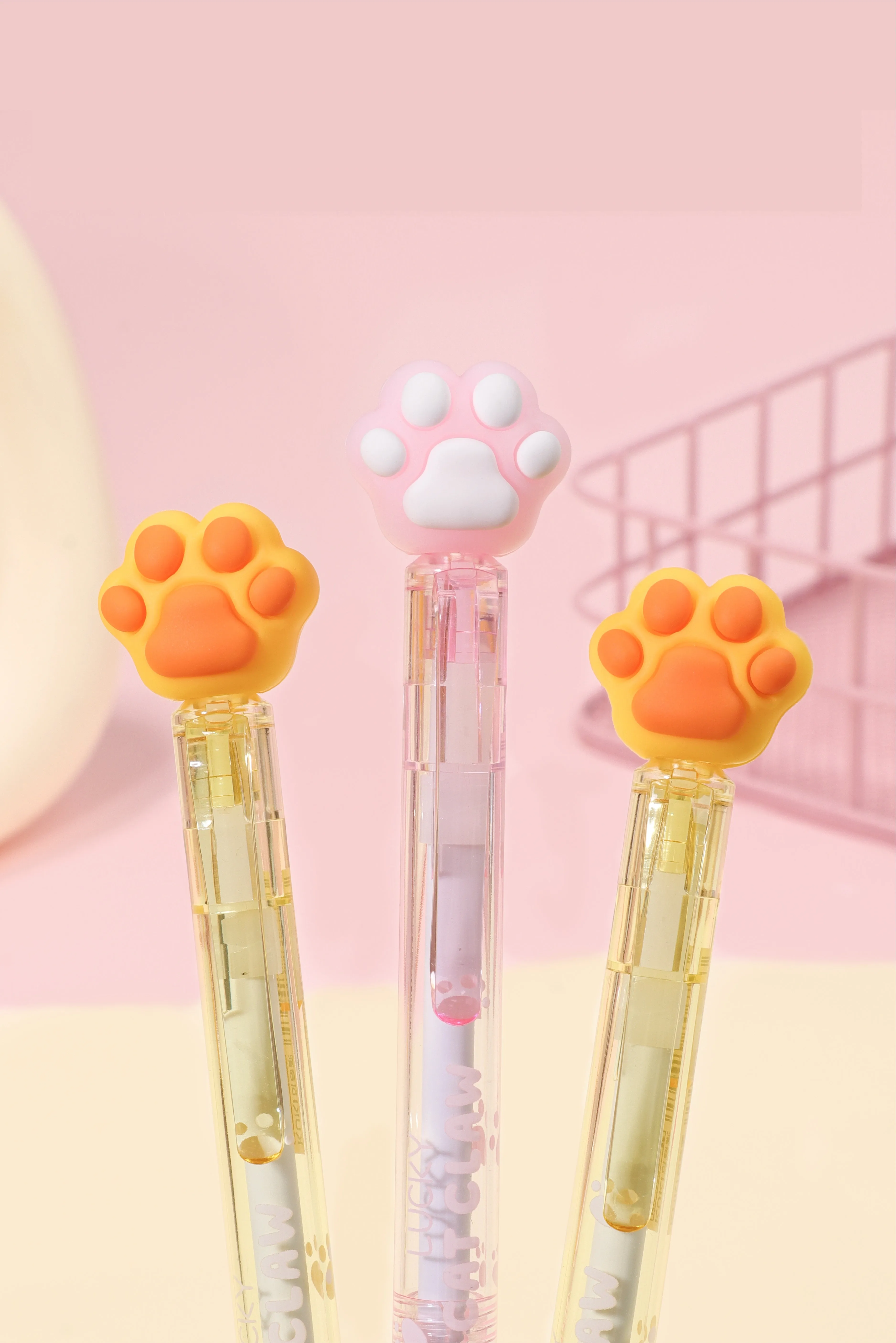 22616 CAT PAW RETRACTABLE GEL PEN-24