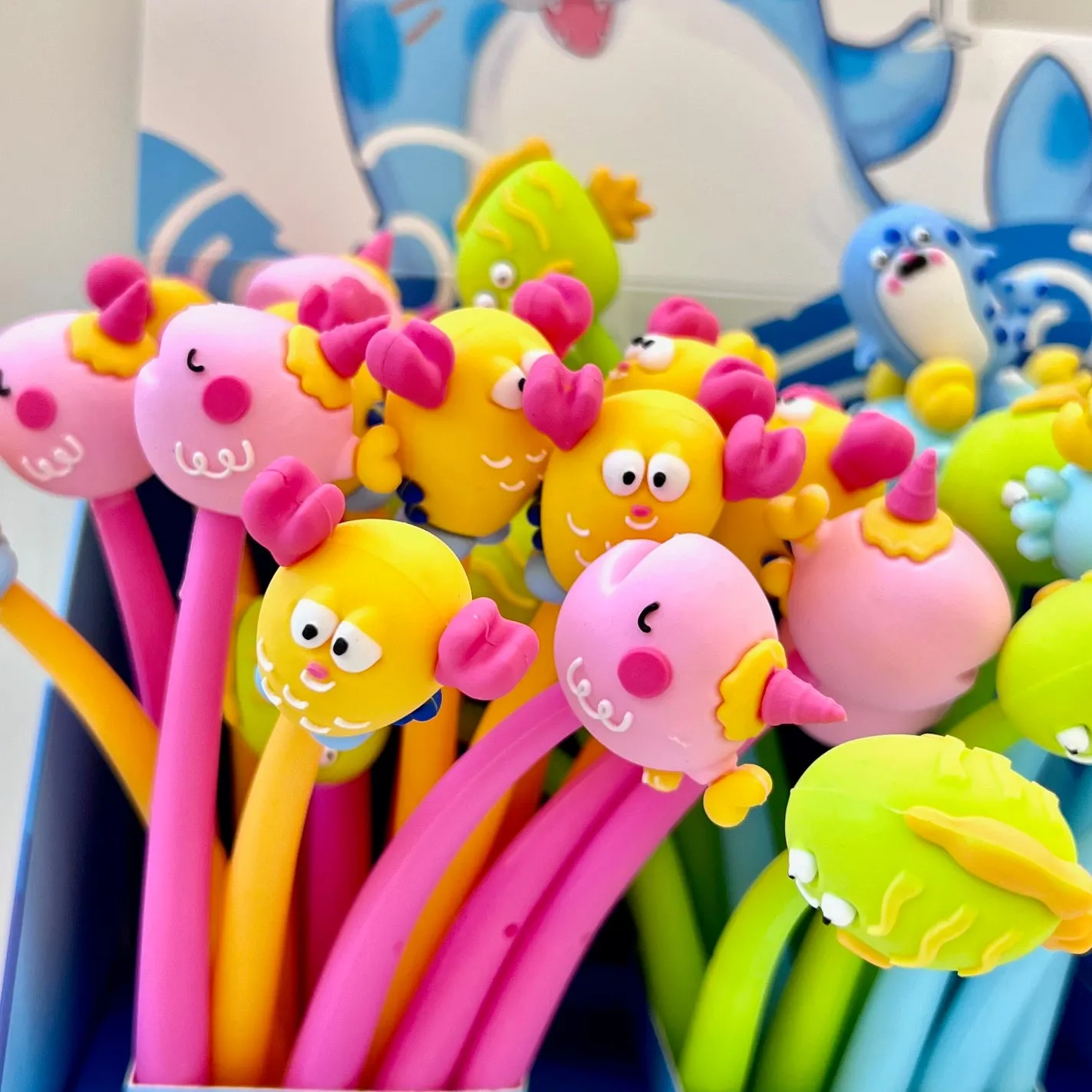 22624 HAPPY SEA ANIMALS GEL PEN-48