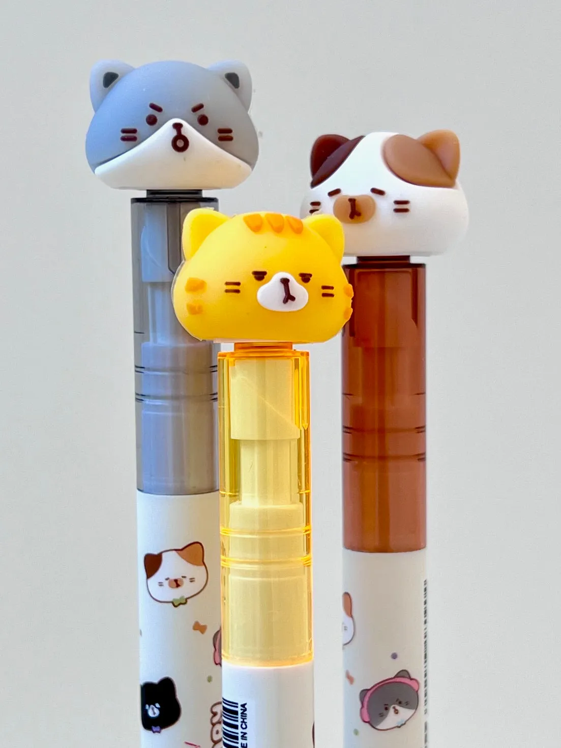 226342 CAT DIARY SPINNING GEL PEN-12