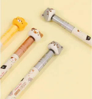 226342 CAT DIARY SPINNING GEL PEN-12