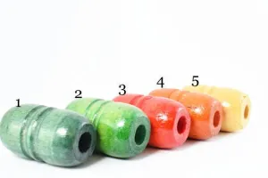 34x55mm Barrel Large Wooden Beads,Wholesale Beads, Sold By 2 pcs, Craft Barrel ,Ridged  Grooved/Wooden Wholesale Beads, Punk Beads,