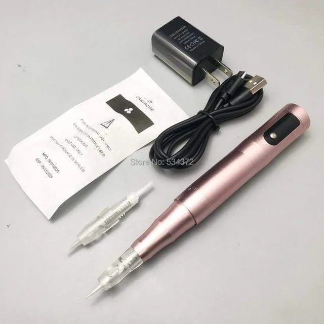 4 colors Wireless PMU Machine Microblading Permanent Makeup Beauty Tattoo Pen with Cartridges