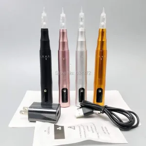 4 colors Wireless PMU Machine Microblading Permanent Makeup Beauty Tattoo Pen with Cartridges