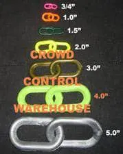 4.0 in. Heavy Duty Plastic Chain - Specialty Colors