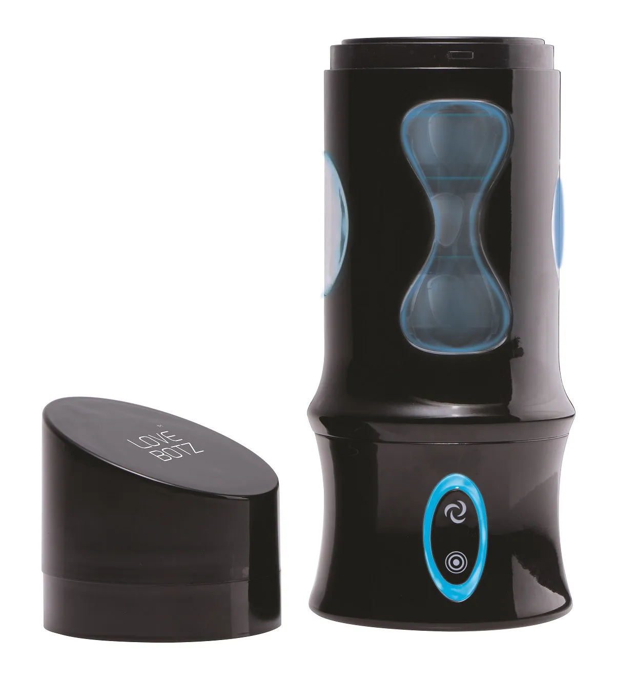 8-Speed Rotating Stroker: Light-Up Vibrating Fun