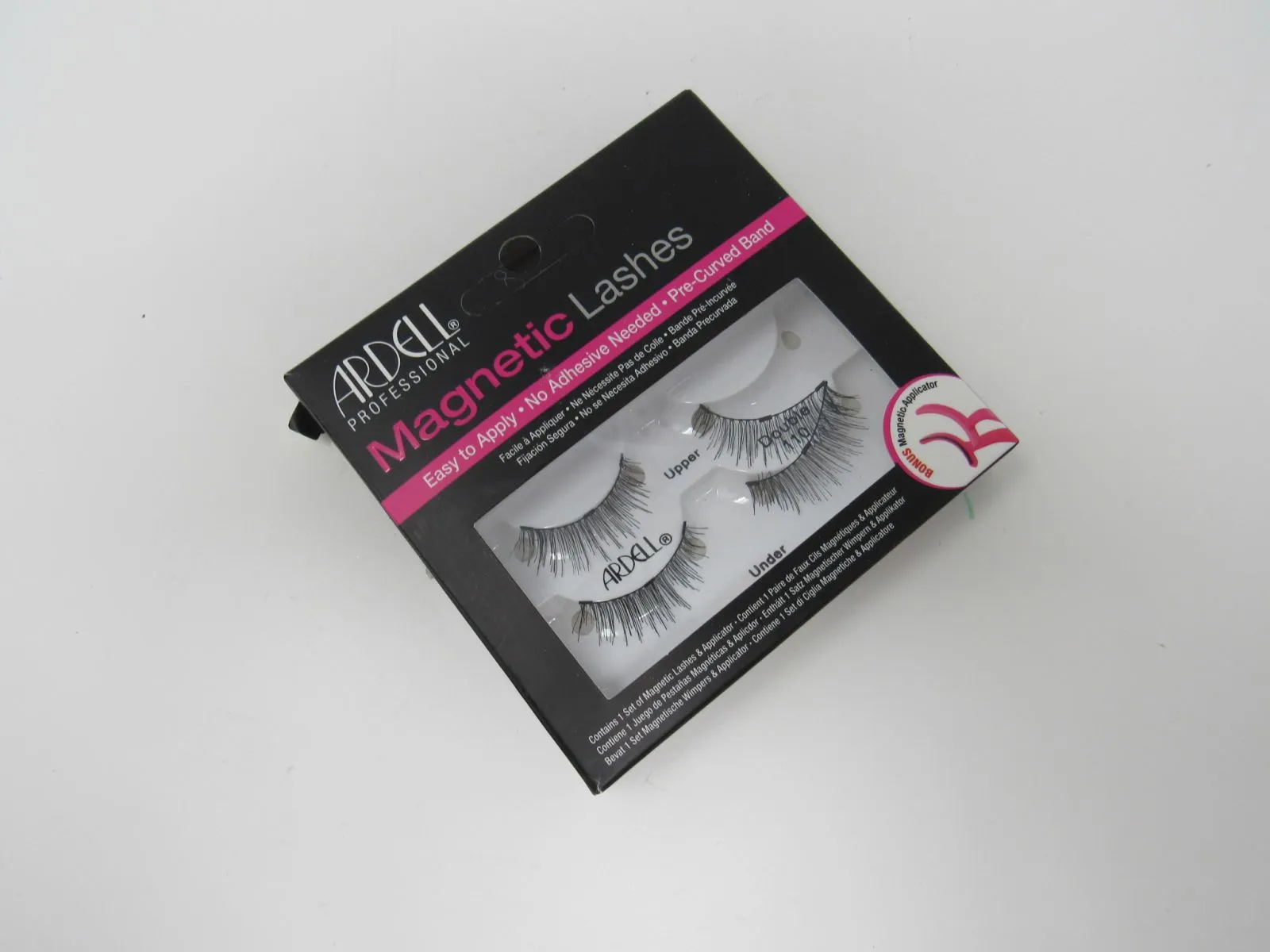 Ardell Professional Magnetic Lashes Black 2 Pair No Adhesive Needed -- New